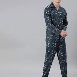 the bear house Graphic Printed Lounge Wear Set-picture-13