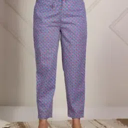  Women Cotton Elasticated with Drawstring Floral Pant-image-64