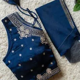 nyrika Women Embroidered Back-Open Blouse-picture-17