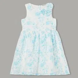 fame forever by lifestyle Girls Round Neck Printed Dress -picture-20