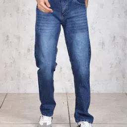 Shein Full Length Mid Wash Low Rise Distressed Jeans-picture-43