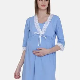 mamma presto Loungewear Set with Lace Detail-picture-46