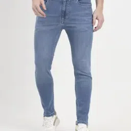 jade blue Men Mid Rise Slim Jeans-picture-12
