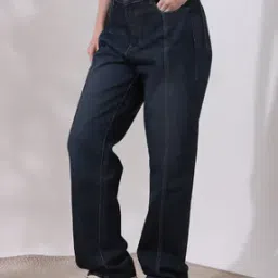 Shein High Rise Extra Long Panelled Mid Wash Jeans-picture-31