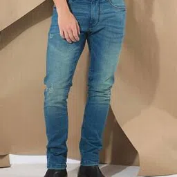 rare rabbit Lightly Washed Straight Jeans-picture-28