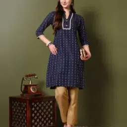 nyrika Women Stripes Straight Kurti-picture-35