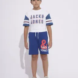 jack & jones Boys Brand Print Regular Fit Shorts image 1