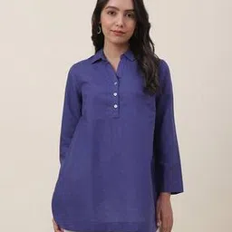 fabindia Button-Closure Full-Sleeves Tunic-picture-50