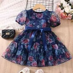 saraha designer Girls Floral A-line Dress-picture-16