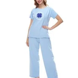 weet Women Typographic Print T-Shirt & Pyjamas Set-picture-50