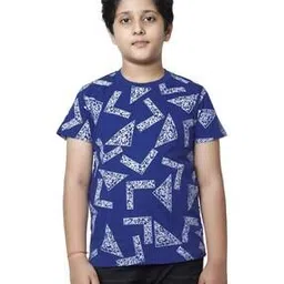 pixie n prince Boys Regular Fit Short Sleeve T-shirt-picture-49