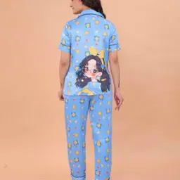 arv trends Women Cartoon Print Nightwear Set-picture-34