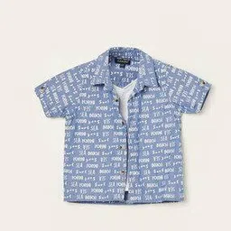 juniors by lifestyle Boys Typographic Print Regular Fit Shirt-picture-53