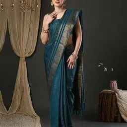 ri-wah Women Viscose Traditional Saree      -picture-27