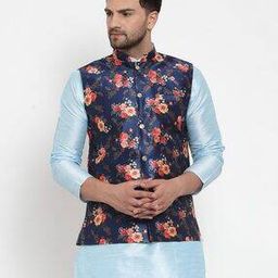 kraft india Floral Nehru jacket-picture-32