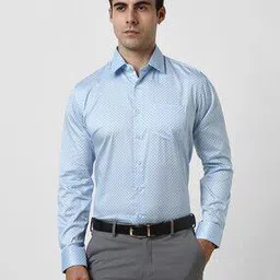 van heusen Men Micro Print Slim Fit Cotton Shirt-picture-12