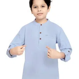 z & g trends Band Collar Full Sleeves Shirt-picture-13