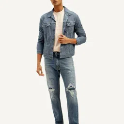 levis Men Clean Straight Mid Rise Jeans image 1
