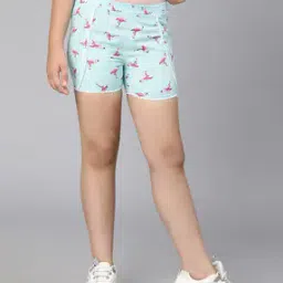 oxolloxo Novelty Print Flat-Front Shorts-picture-48