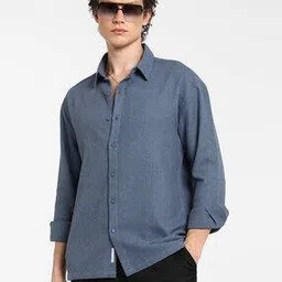 campus sutra Men Regular Fit Shirt with Spread Collar-picture-45