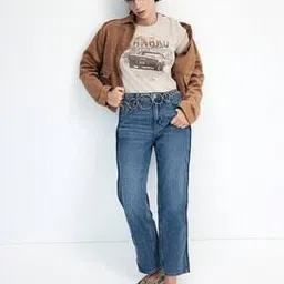 h&m Mid Rise Straight Jeans-picture-46