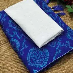 tikli Women Bandhani Print Chiffon Saree with Tassels-picture-41
