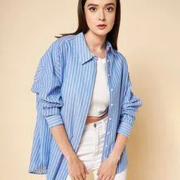 high star Striped Long Shirt-picture-18