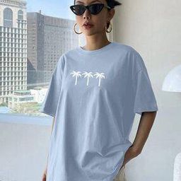togs & terre Women Printed Oversized Fit T-Shirt-picture-4