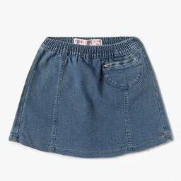 Girls Light-Wash Skorts-image-73