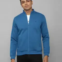 allen solly Zip-Front Sweatshirt with Welt Pockets-picture-14