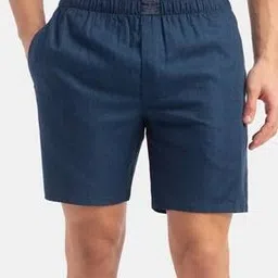 jockey Tencel Cotton Checked Boxer Shorts with Side Pockets-HG18-picture-28