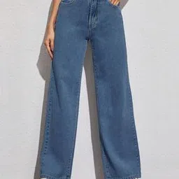 leia Women Straight Jeans with 5-Pocket Styling-picture-35