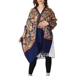swi stylish Floral Print Stole with Tassels-picture-50