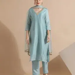 jaipur kurti Women Self-design Kurta Set-picture-14