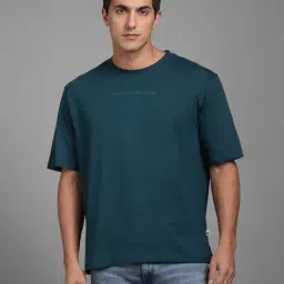 louis philippe Men Relaxed Fit Crew Neck T-Shirt  image 1
