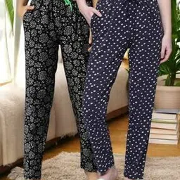 kryptic Women Pack of 2 Straight Fit Pyjamas-picture-23