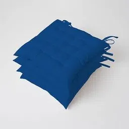 skanda fab Pack of 4 Cotton Square Chair Cushions-picture-52