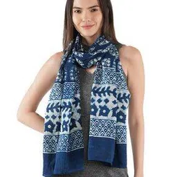 Floral Print Stole with Contrast Border-image-23