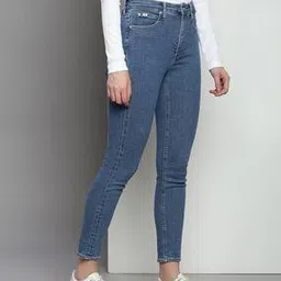 calvin klein jeans Women Lightly Washed Skinny Fit Jeans-picture-12