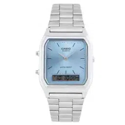 casio AQ-230A-2A1MQYDF Blue Analog-Digital Dial Silver Stainless Steel Band AD270-picture-52