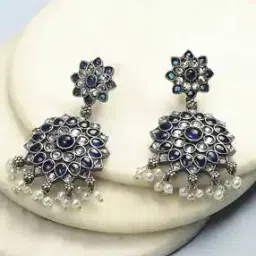 biba Women Sliver Danglers Earrings -picture-15