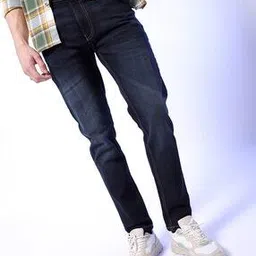 the indian garage co Men Mid-Wash Slim Fit Jeans-picture-27