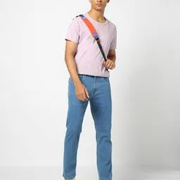 yousta Men Lightly Washed Straight Fit Jeans-picture-11