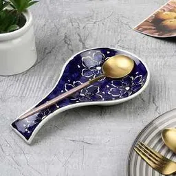 miah decor Floral Print Ceramic Spoon Rest-picture-44