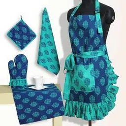 swayam Block Print Cotton Kitchen Linen Set-picture-48
