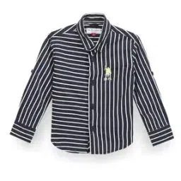 u.s. polo assn. Boys Striped Shirt with Spread Collar-picture-25