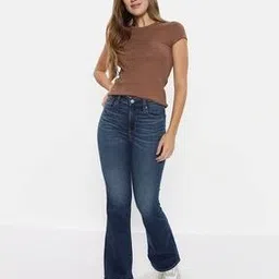 american eagle Women Mid-Wash Flared Jeans-picture-52