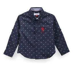 u.s. polo assn. Boys Star Print Regular Fit Shirt-picture-32