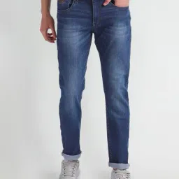 u.s. polo assn. Men Mid-Wash Brandon Slim Tapered Fit Jeans image 1