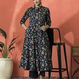 nyrika Women Floral Printed A-Line Kurta-picture-10